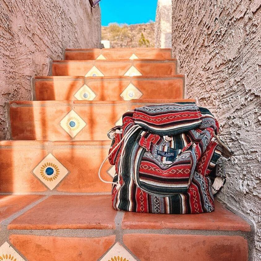 backpack travel india Recycled Travel Backpack Delhi