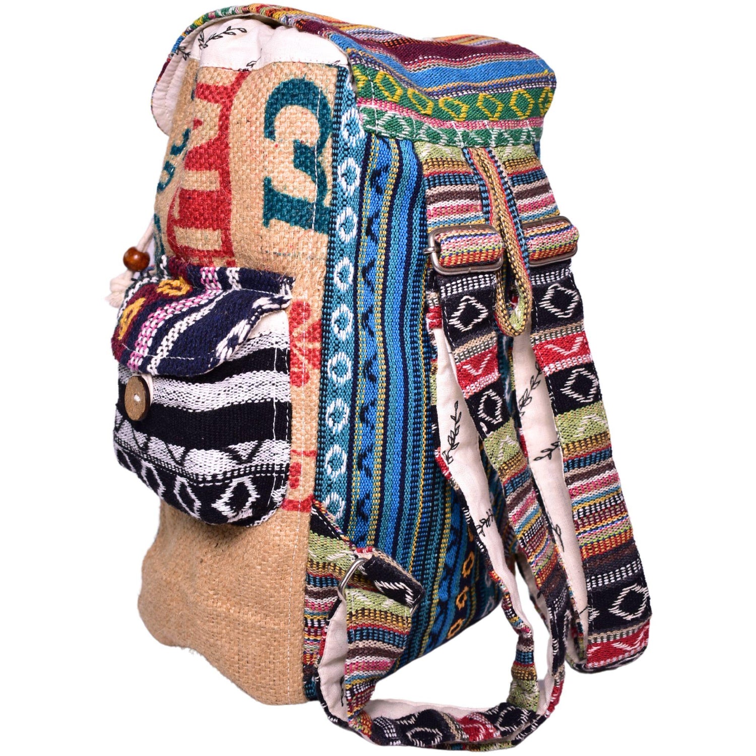 backpack love rain Mini Recycled Travel Backpack Agra