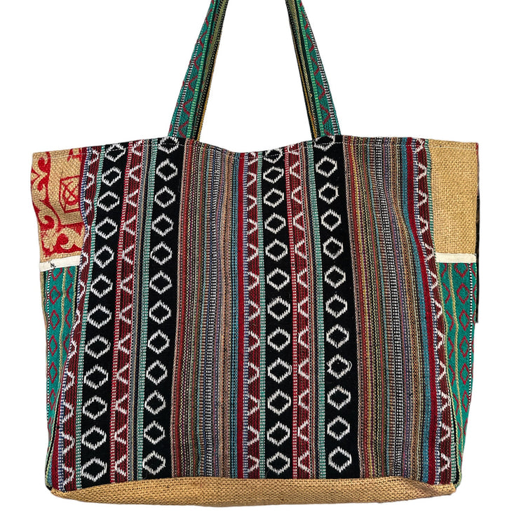 Recycled Travel Tote - Rice Love