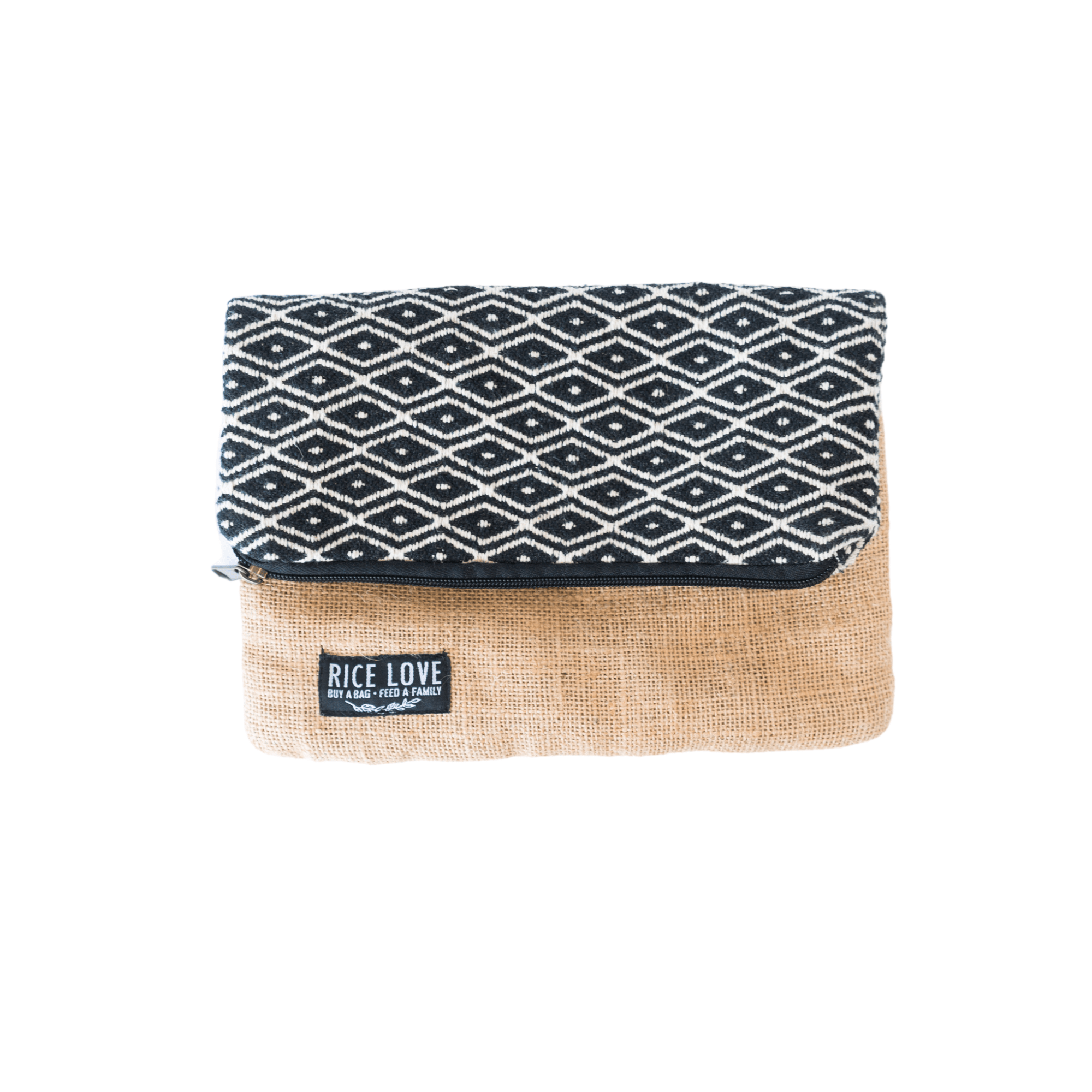 Foldover Clutch - Sara - Rice Love