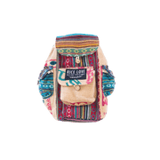 Mini Recycled Travel Backpack - Rice Love