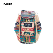 Mini Recycled Travel Backpack - Rice Love