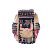 Mini Recycled Travel Backpack - Rice Love