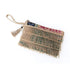 Recycled Fringe Clutch - Rice Love