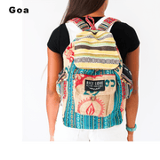 Recycled Travel Backpack - Rice Love