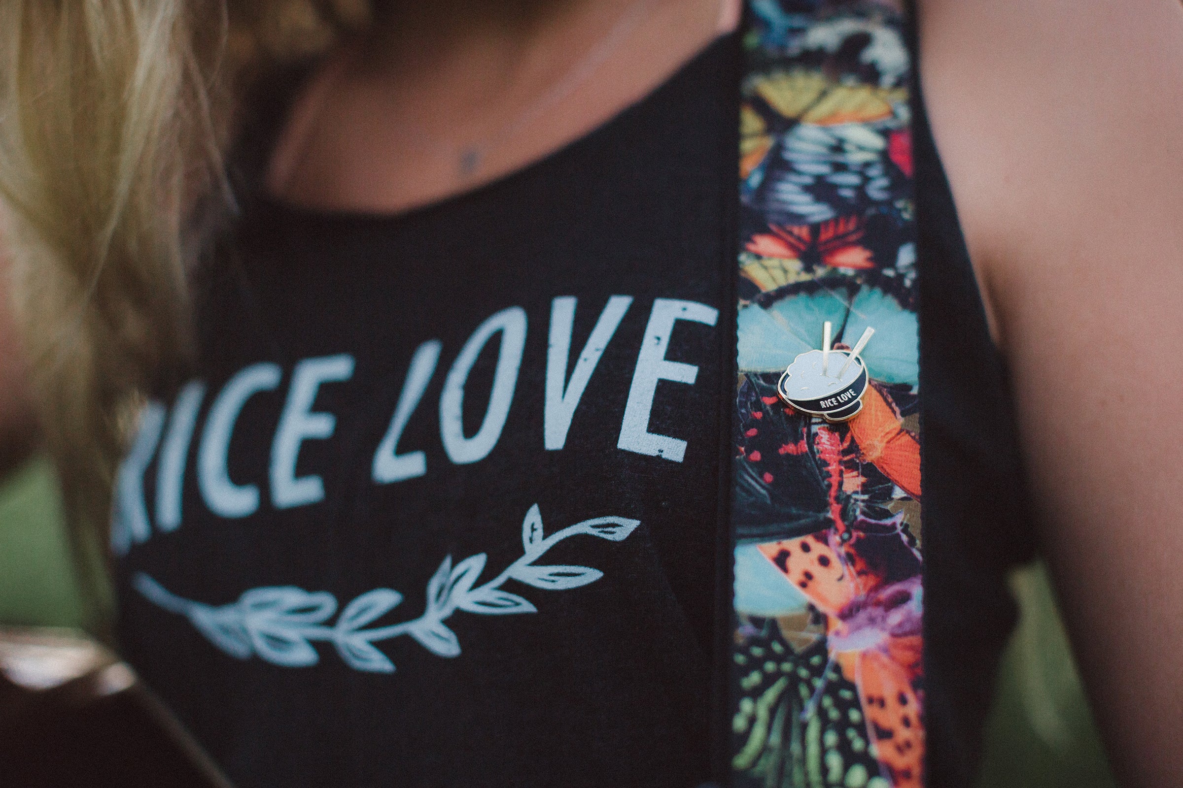 Tank Top - Premium Tri - Blend - Logo - Rice Love