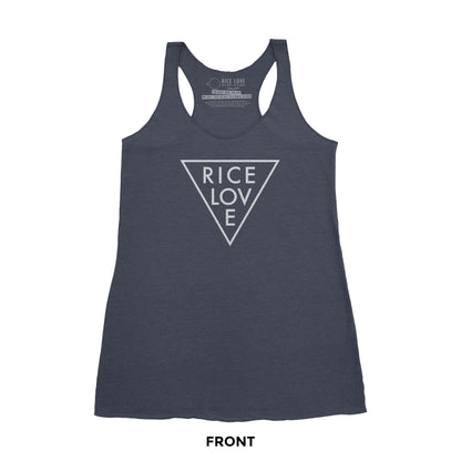 Tank Top - Premium Tri - Blend - Triangle - Rice Love