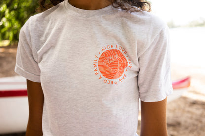 Tee - Premium Tri - Blend - Circle Logo - Rice Love