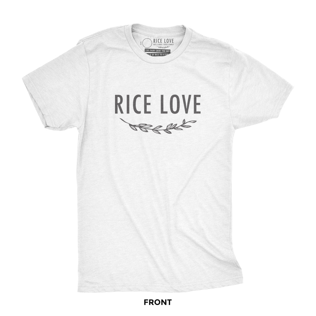 Tee - Premium Tri - Blend - Primary Logo - Rice Love