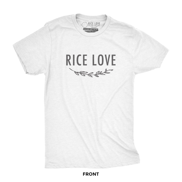 Tee - Premium Tri - Blend - Primary Logo - Rice Love